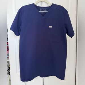 FIGS Men's Navy Blue Scrub Top (XS) and jogger bottom (S) set